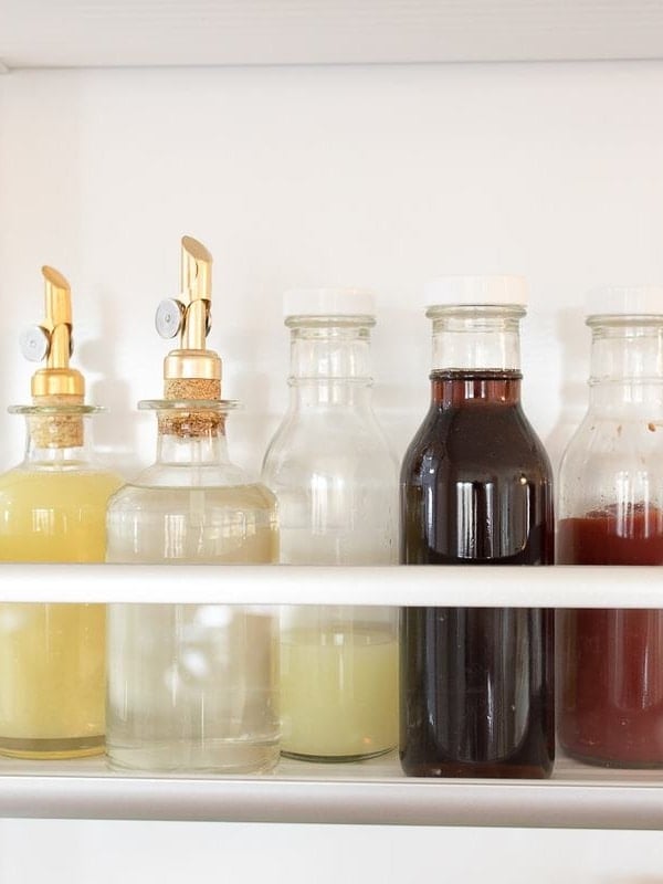 fridge organization containers