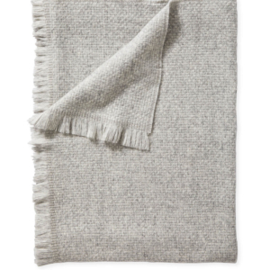 gray alpaca throw