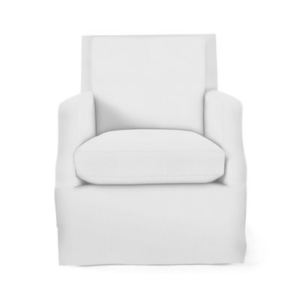 white swivel chair