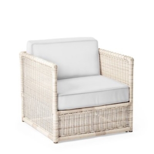 whitewash wicker chair