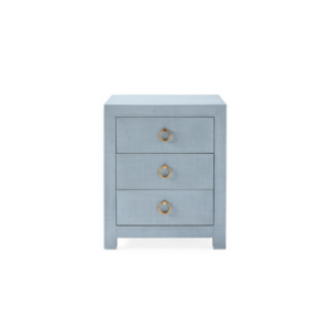 blue nightstand